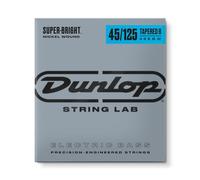 Cordes de basse Jim Dunlop Super Bright nickelées et de forme conique, 45-125 | 5 cordes