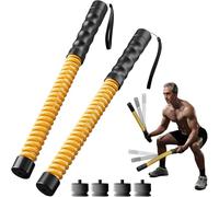 Cordes de combat lestées, équipement d'entraînement physique lesté, équipement de fitness 2 pièces pour hommes, femmes, adultes, entraînement musculaire des bras, joueurs résidents professionnels