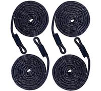 Cordes de Garde-Boue Bateau Fender Lignes 4 PCS Corde D'amarrage Marine 1,5m x 6mm pour Véhicules Nautiques Petits Bateaux et Autres Activités Aquatiques