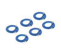 Cordes de Guidage, Cordes de contrôle des foules avec Crochets dorés, Cordes torsadées avec mousquetons, pour poteaux, Supports, séparateurs de Files d'attente, banquets, fêtes (Taille : 1,5