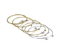Cordes De Guitare - 6 Cordes Pour Guitare Folk | Remplacement Corde En Laiton Pour Débutants Guitare Folk Classique Acoustique En Bois | Remplacement De Pièces De Guitare