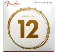 Cordes De Guitare Acoustique Fender Phosphore Bronze Western 012-053