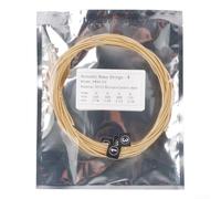 Cordes de guitare basse acoustique en laiton de qualité supérieure pour modèles à 4 cordes avec 045 065 080 100 tailles fabriquées à partir d'un noyau en acier pour garantir un maintien ferme et une