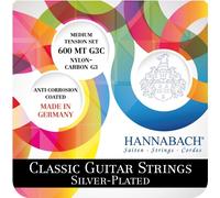 Hannabach Jeu de cordes pour guitare classique Sol3 600 G3C carbone tension moyenne 600MTG3C