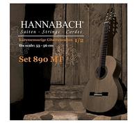 Cordes de guitare classique Hannabach Série 890 MT pour guitare d'enfant 1/2 Diapason : 53-56cm - La5 filé - 8905MT 1/2