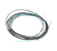 Cordes de guitare de couleur vive, 6 pièces, for guitares classiques et électriques, remplacement, Construction métallique, son professionnel