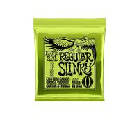 Cordes de guitare électrique EB Eagle Regular Slinky Nickel Wound 1-6 cordes/set - Calibre 10-46. Jouer avec peu de force, convient pour un remplacement à court terme emballage vert,2221-l0-46 (sac ve