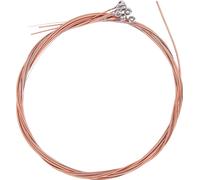 Cordes de guitare étroites fortes emballées individuellement, cordes rouges ou en laiton emballées pour la basse