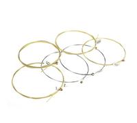 Cordes de guitare folk | 6 cordes de rechange pour guitare folk, accessoires de guitare folk acoustique classique, pièces d'instruments de musique
