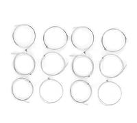 Cordes de guitare Folk en métal, Instrument de musique, cordes de remplacement à tonalité équilibrée et brillante pour les joueurs de guitare acoustique, paquet de 12