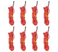 Cordes de Haubanage avec Clés Réfléchissantes Cordon 8 pcs 4 m 4 mm vidaXL