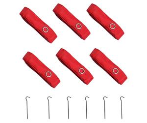 Cordes de piste de volleyball - Nylon 8 x 16 m | Lignes de limite de volley de plage | SOGA de marquage extérieur résistant pour matchs pratique montage de tournois et loisirs loisirs