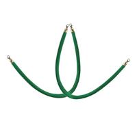 Cordes de poteaux en Velours de qualité supérieure - Séparateur de File d'attente Durable pour espaces événementiels, Restaurants de Luxe, Avant-premières de Films et Halls d'exposition (Rou