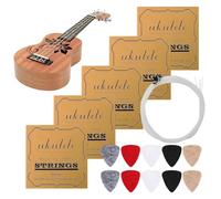 Cordes de Ukulélé - 5 Jeux de Réparation à Ajustement Serré,Remplacement de Cordes en Nylon d'Ukulélé - pour Concerts Festivals Musique Débutants Professionnels Passionnés Amateurs