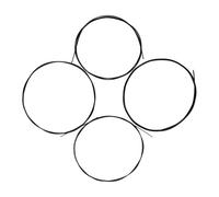 Cordes de ukulélé Baryton, 4 Pièces/Ensemble de Cordes de ukulélé avec Matériau en Nylon Cordes de ukulélé Cordes de ukulélé Ténor pour Débutants et Passionnés Expérimentés (Black)