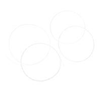 Cordes de Ukulélé en Nylon Blanc pour Soprano et Alto 21 23 Pouces | Jeu de Rechange, Tensions E 0,028 C 0,033g 0,022 A 0,022, Cours et Pratique