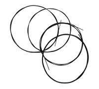 Cordes de Ukulélé en Nylon Noir, Résistantes, pour Débutants | Remplacement pour Cordes Usées ou Anciennes, Faible Bruit de Jeu, Conception Créative, pour Musiciens et Scène