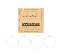 Cordes de ukulélé multifonction en nylon pour la maison, les concerts et les studios, avec durabilité et cordes de rechange à plusieurs options