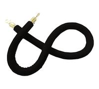 Cordes de velours, Corde de support en velours, cordes suspension avec crochets, barrière corde verte(Black,10ft/305cm)