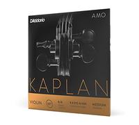 Cordes de violon D'Addario Kaplan Amo - Jeu complet - KA310 4/4M - Cordes de violon - Échelle 4/4, Tension moyenne