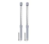 Cordes d'entraînement - Corde de combat compacte courte avec bracelet de poignet - 2 pièces anti-nœuds antidérapants pour salle de sport, maison, extérieur, sportif, programme perte de poids