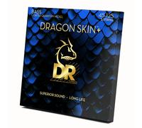 Cordes DR DRAGON SKIN+ - Cordes pour basse en nickel quantique revêtu - DBQ5-45 - Sonorité supérieure, confort et longue durée de vie : 5 cordes