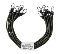 Cordes élastiques avec crochets, 10 sangles de fixation haute résistance, attache élastique, pour utilisation dans les bagages, le camping, le vélo, le coffre, etc