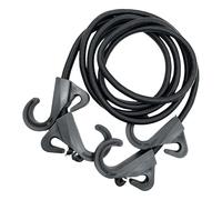 Cordes Élastiques avec Mousquetons | 2m Sangles Élastiques Robuste pour Camping,Réutilisable Fixation Sécurisée Sac à Dos Moto Camping Bagages Rangement