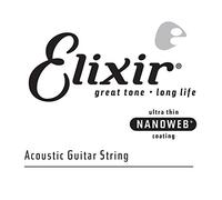 Cordes Elixir® à l'unité en Phosphore Bronze pour guitare acoustique avec revêtement NANOWEB® (.023)
