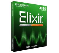 Cordes Elixir® en Acier plaqué Nickel avec revêtement NANOWEB® pour basse 4 cordes, Long Scale, Super Light (.040-.095)
