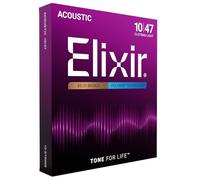 Cordes Elixir® en Bronze 80/20 pour guitare acoustique 12 cordes avec revêtement POLYWEB®, Light (.010-.047)