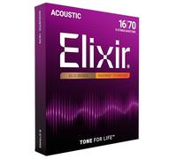 Cordes Elixir® en Bronze 80/20 pour guitare acoustique 8 cordes avec revêtement NANOWEB®, Baritone (.016-.070)