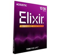 Cordes Elixir® en Phosphore Bronze pour guitare acoustique avec revêtement NANOWEB®, Medium (.013-.056)