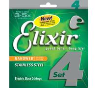 Cordes ELIXIR pour BASSE 45-100 STAINLESS STEEL (Long Scale)