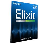 Elixir Jeu de cordes pour guitare électrique Optiweb 19002 – Super Light (.009-.042)