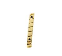 Cordes Multiscale 7, Chevalet et Sillet Réglables, Laiton Doré | Écrou à Fente avec Espacement de Cordes de 7 Mm, Construction en Laiton Massif, Convient à la Plupart des Guitares