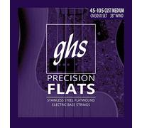 GHS 3050CM Precision Flats Custom Medium 45-105 Cordes guitares basses 6 et plus