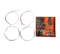 Cordes pour alto, ensemble complet de remplacement A D G C 4 cordes | Nickelrenforcé, extrémité sphérique, accessoires professionnels pour instruments de musique V70 pour étudiants musiciens