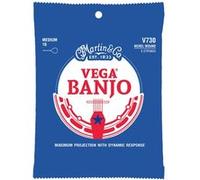Cordes pour banjo 5 cordes Martin Strings V730 - VEGA Medium 10-23