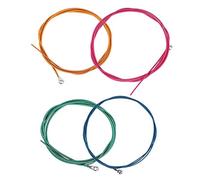 Cordes pour basse électrique, Cordes Basses 1.16mm 1.44mm 2.0mm 2.54mm 4 Cordes colorées Cordes pour Instruments électriques Bass String