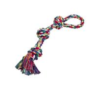 Nobby Os avec 3 Double Nœuds en Cotton pour Chien Multicolore 600 g