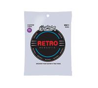 Martin – Jeu de cordes pour guitare acoustique – M11 Retro Monel Custom Light 11-52