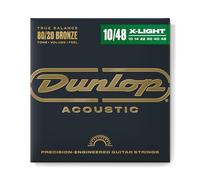 Jim Dunlop Cordes pour guitare acoustique DAB1048 Bronze 80/20 extra-light 10-48