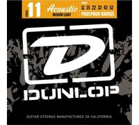 Jim Dunlop – Jeux de cordes folk DAP1152 – Phosphor Bronze Medium Light 11-52 – .011
