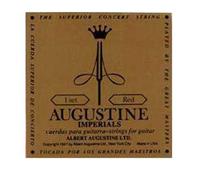 Cordes pour Guitare Classique - AUGUSTINE - IMPERIAL-ROUGE - Tirant Normal - Couleur Rouge - Filé Argent