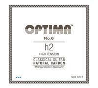 Cordes pour guitare classique No. 6 Special Silver Cordes simples H/B2 Carbon high NO6.CHT2
