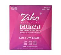 Cordes pour Guitare Electrique, Cordes en Phosphore Bronze pour Guitare Acoustique, Jeu de 6 Cordes de Guitare, Cordes Nylon Premium pour Guitare Classique, Concert & Acoustique (Légère personnalisée)