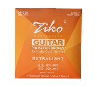 Cordes pour Guitare Electrique, Cordes en Phosphore Bronze pour Guitare Acoustique, Jeu de 6 Cordes de Guitare, Cordes Nylon Premium pour Guitare Classique, Concert & Acoustique (Extra légère)