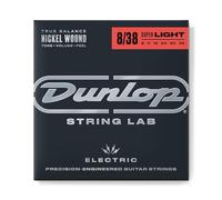 Cordes pour guitare électrique Dunlop DEN0838 Extra Light 8-38 Nickel