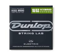 Jim Dunlop Cordes pour guitare électrique DEN1052 10 Light/Heavy 10-52 Nickel